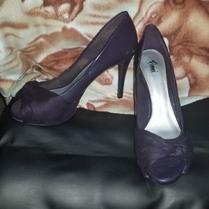 Dark Purple Stiletto Heels
